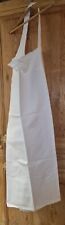 Tablier de boucher, Bragard, état neuf, 55%lin 45%coton,long.114 largeur 106cm
