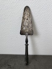 Ancienne Pelle A Tarte metal argente ? vintage Deco Service Table