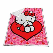 Couverture sherpa Hello Kitty