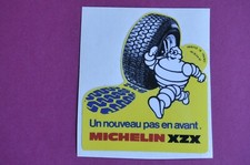 Sticker Autocollant PNEU MICHELIN XZX un nouveau pas en avant - 7cm X 8cm