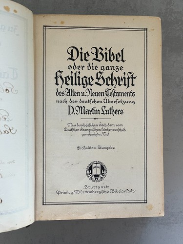 Die bible oder ganze - die,