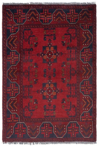 Tapis afghan fait main - tapis,