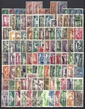 COLONIES - GRAND LIBAN - LOT de 100 x TIMBRES DIFFÉRENTS OBLITÉRÉS