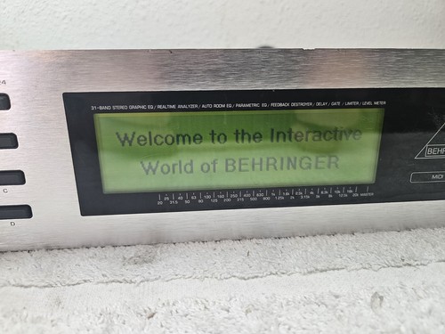 Behringer ultra curve - behringer, dsp