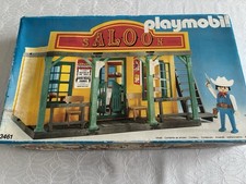 Boîte Playmobil System vintage Western Saloon 3461