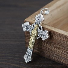 Collier Croix Foi Jésus Marie