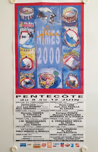 Affiche corrida feria - corrida, de