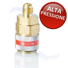 Raccord à enclenchement rapide droit pour haute pression 1/4 SAE - gaz R134A