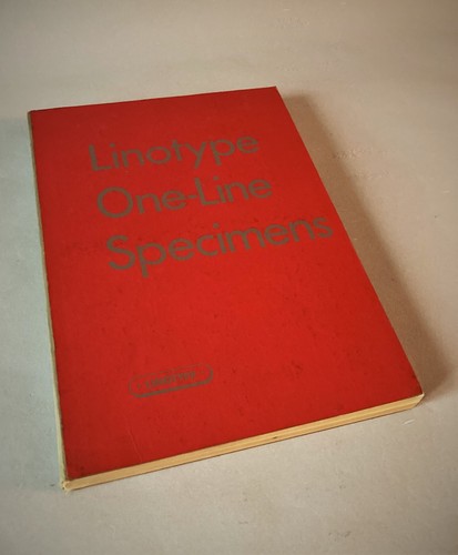 Linotype catalogue de - catalogue,