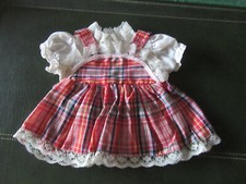 ROBE TABLIER  POUPEE  COTON