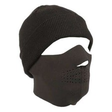 Masque de protection Néoprène Noir Protège du froid et les billes d'Aisoft
