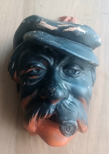 Terre cuite sculpture - sculpture, visage