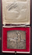 Médaille bronze argenté "