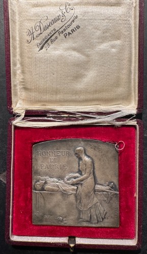 Médaille bronze argenté - , "