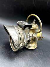 Lampe vélo vintage Herm-Riemann, Allemagne, à carbure, à identifier à restaurer