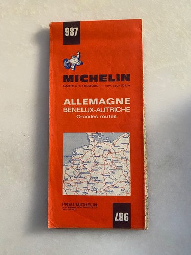 Ancienne carte michelin 987 - ancienne, n°987