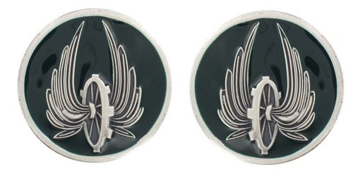 Paire insignes collet - d'insignes,