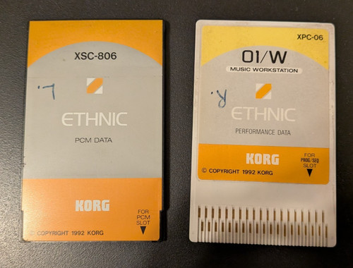 Korg 01w ethnic pcm - ethnic,