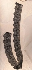 Guipure Dentelle Noire XIXe