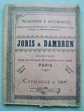 Catalogue 1900 JORIS DAMBRUN