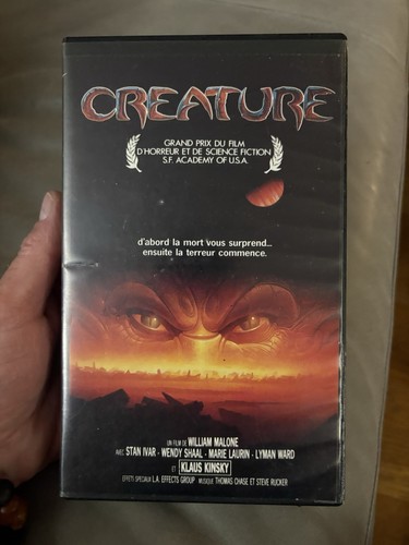 Rare vhs créature - vhs, vidéo