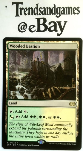 Carte mtg wooded - carte, bastion
