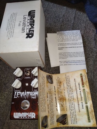 Wampler leviathan fuzz - leviathan,