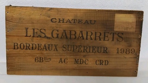 Plaque bois caisse à - plaque,