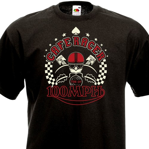 Shirt cafe racer vintage - t-shirt,
