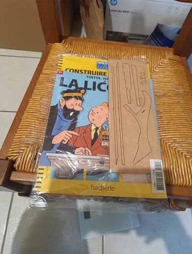 Tintin licorne maquette - la,
