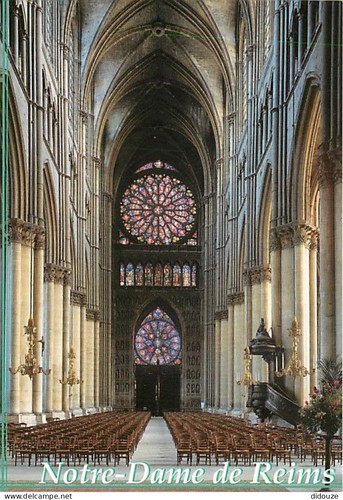 Carte postale reims - carte,