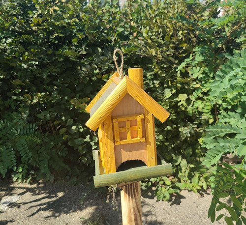Mangeoire oiseaux bois à - à,