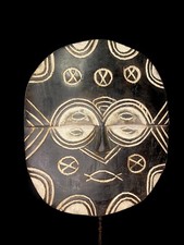 Masque africain teke antiques - masque,