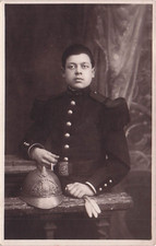 Carte photo originale sapeurs - carte,