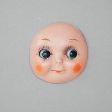 1920s Googly Poupées Visage Mobile Yeux Presskarton Peint à la Main 1.101RAI