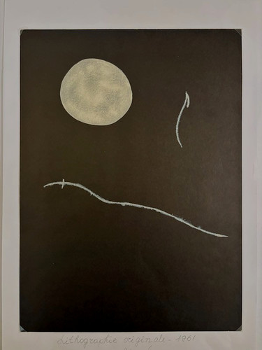 Joan miro tâche blanche - blanche, sur