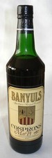 BANYULS, Bouteille ancienne, COSPRONS Mas Pi 1982, 17°, 75 cl. Très Bien.