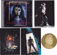 Michael Jackson GHOSTS Limited Edition CD Tour Single Postcards Sticker 1997