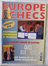 REVUE EUROPE ECHECS - n°513 - Antoaneta STEFANOVA -  Juillet Août 2002