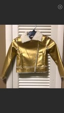 Girls Faux Leather Moto Jacket