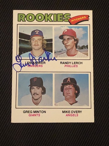Len barker 1977 - barker, rookie