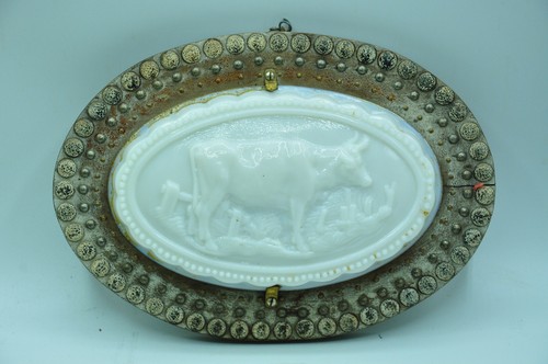 Ancien couvercle beurrier - couvercle, de