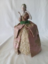 BELLE POUPEE DE SALON  DEMIE FIGURINE EPOQUE FIN XIX - DEBUT XX eme