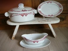 Soupière, ravier, saucière