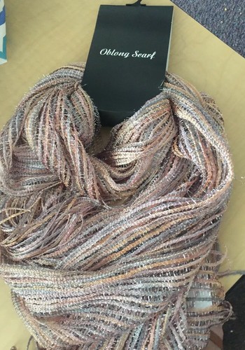 Oblong patterned scarf wrap - oblong,