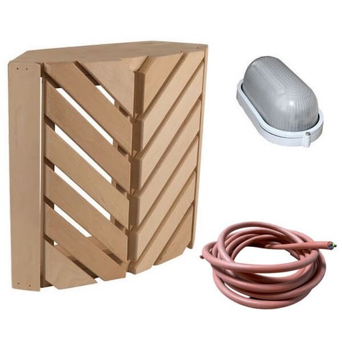 Ensemble leuchte pour - leuchte, sauna