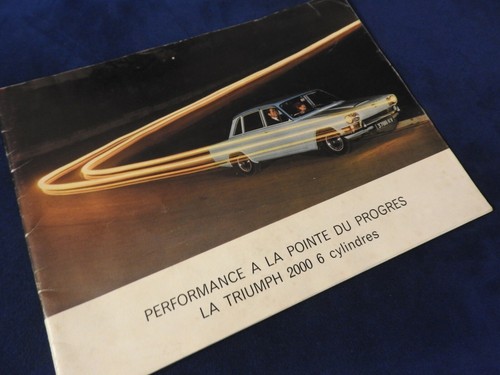 Catalogue triumph 2000 1966 - catalogue,
