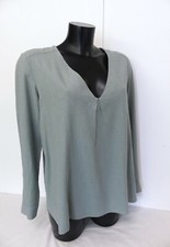 Blouse CAMAIEU, ample, gris-vert, Taille 44, TBE