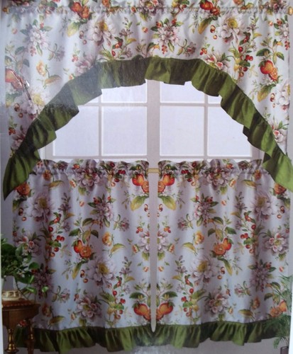 Printed curtains set - 3, 2