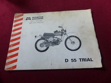 CATALOGUE PIECES DETACHEES MOTOBECANE  MOTOCONFORT : D 55 trial